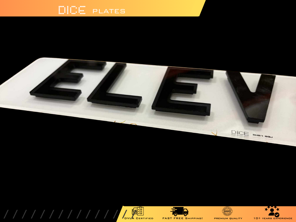 Elevate Number Plate Pair