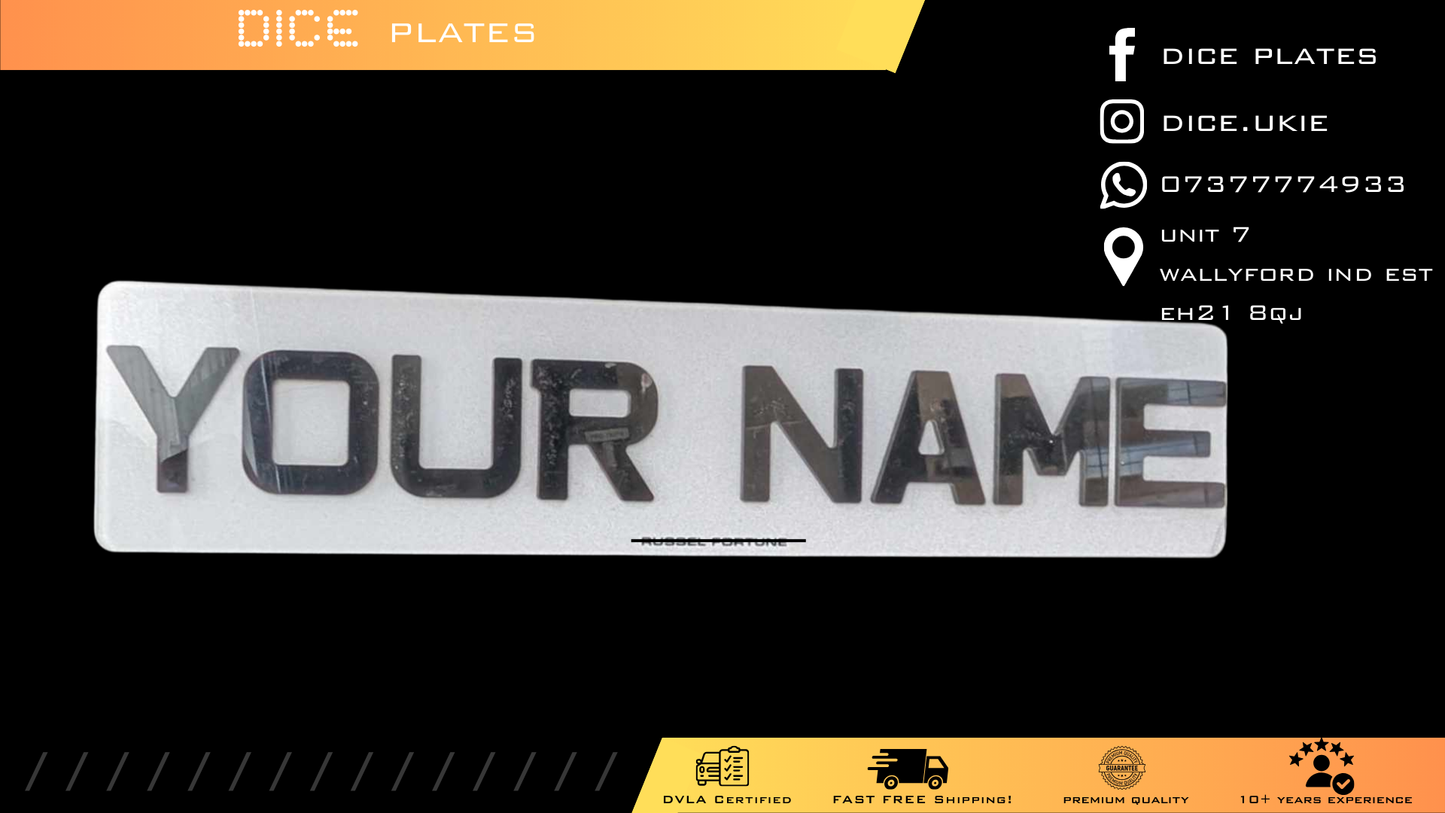 Custom Logo Plates