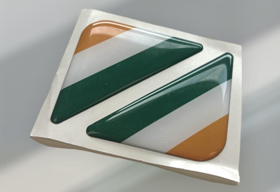 Number Plate Corner Badge - Show Use Only - Not Road Legal