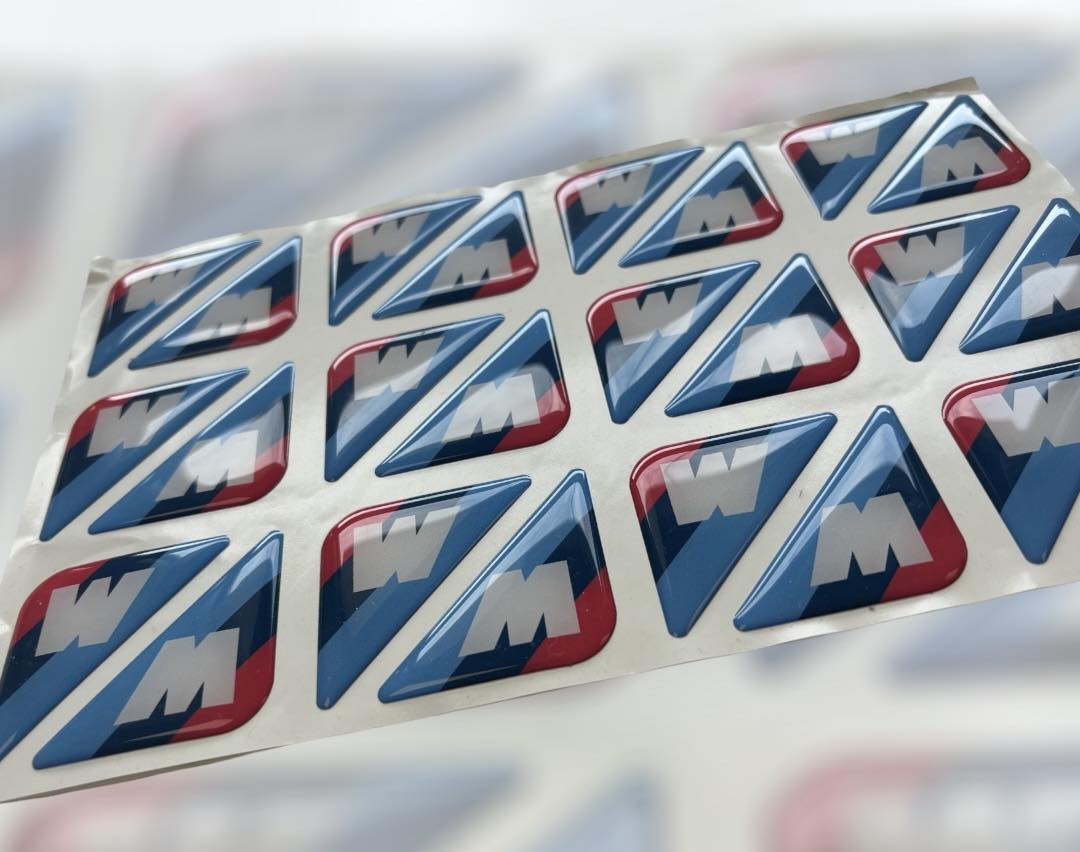 Number Plate Corner Badge - Show Use Only - Not Road Legal