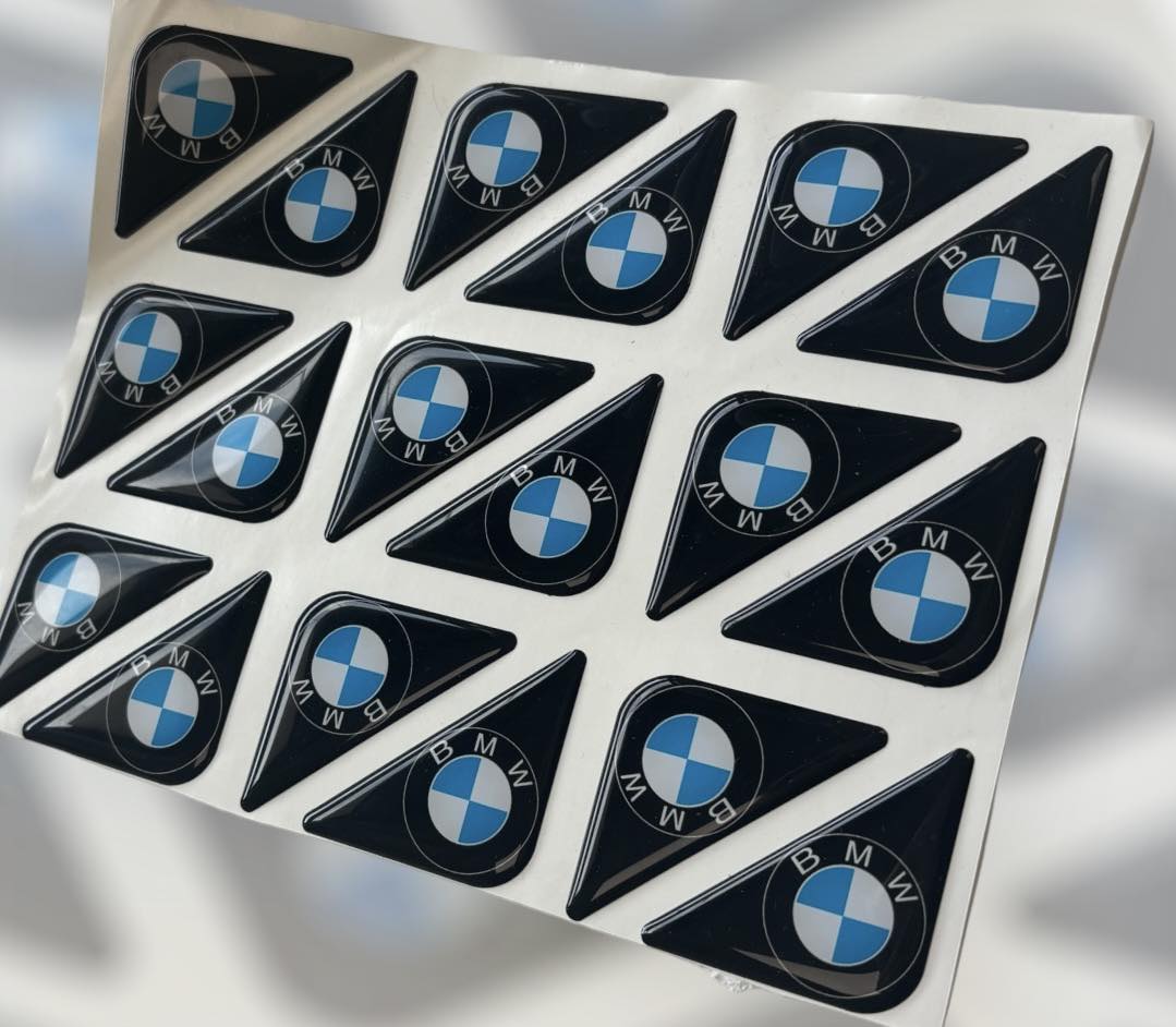 Number Plate Corner Badge - Show Use Only - Not Road Legal