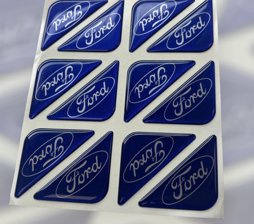 Number Plate Corner Badge - Show Use Only - Not Road Legal
