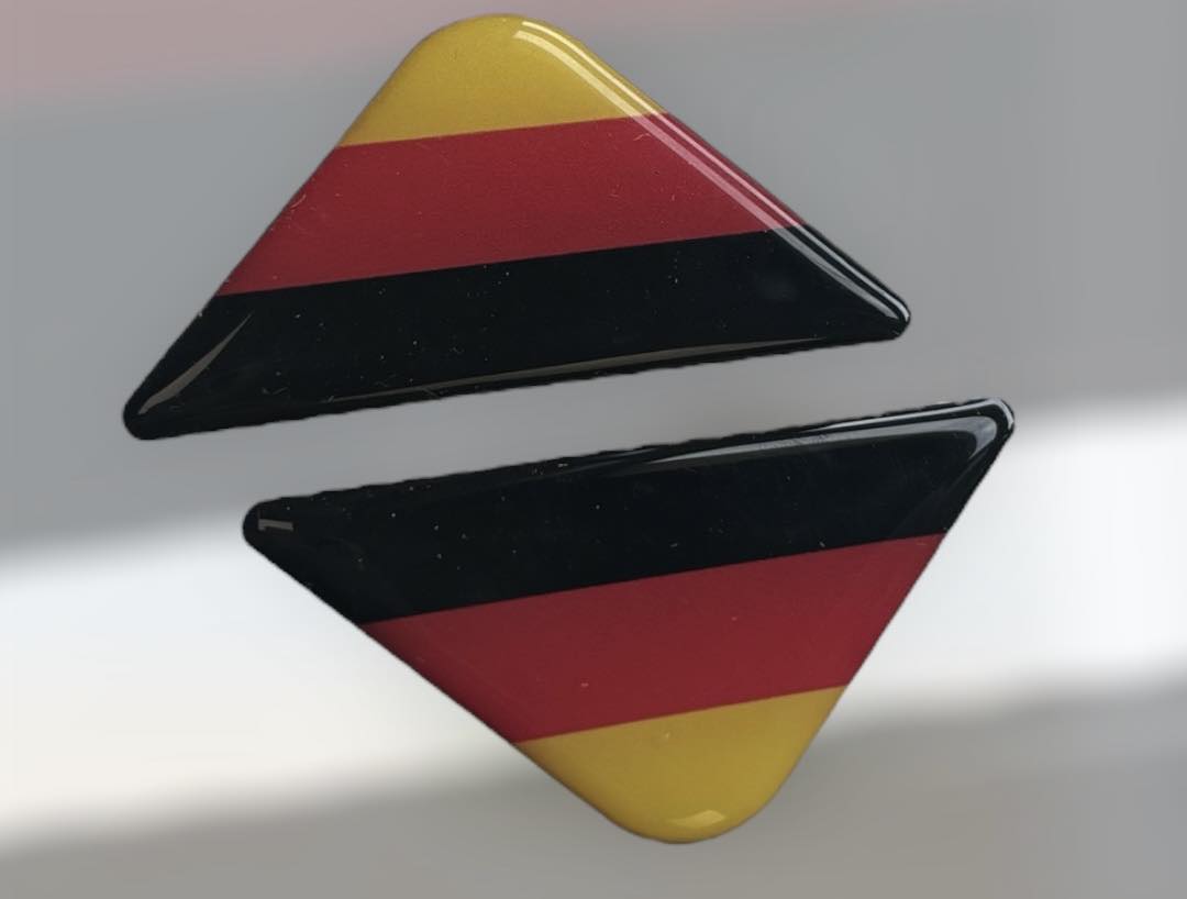 Number Plate Corner Badge - Show Use Only - Not Road Legal