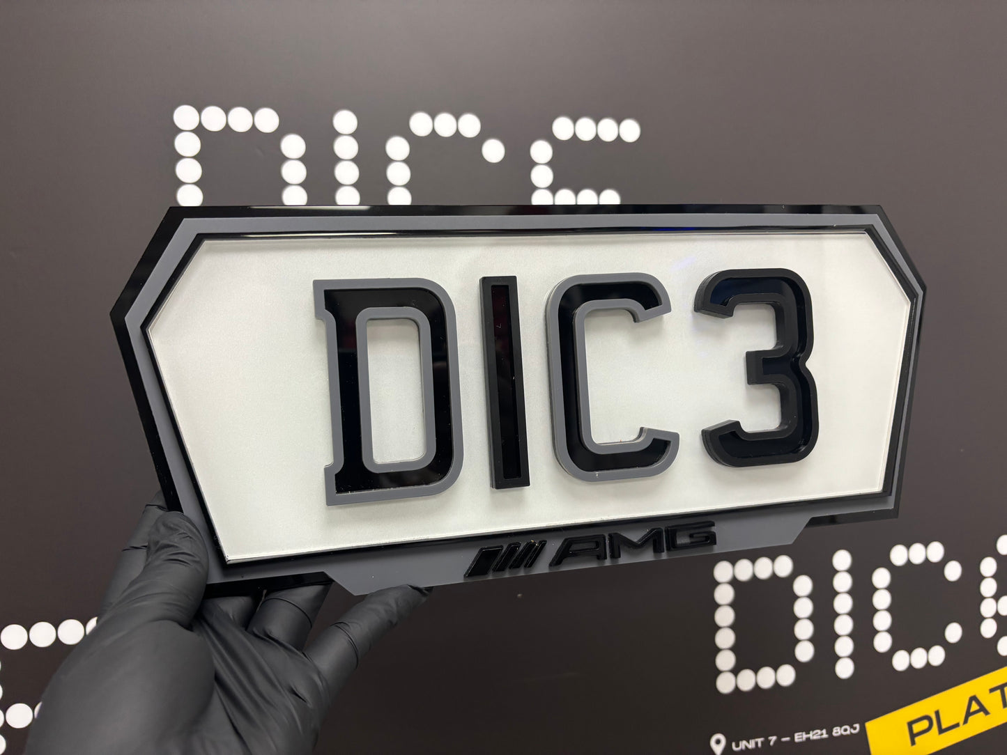 Ghost Plate in Frame (Pair)