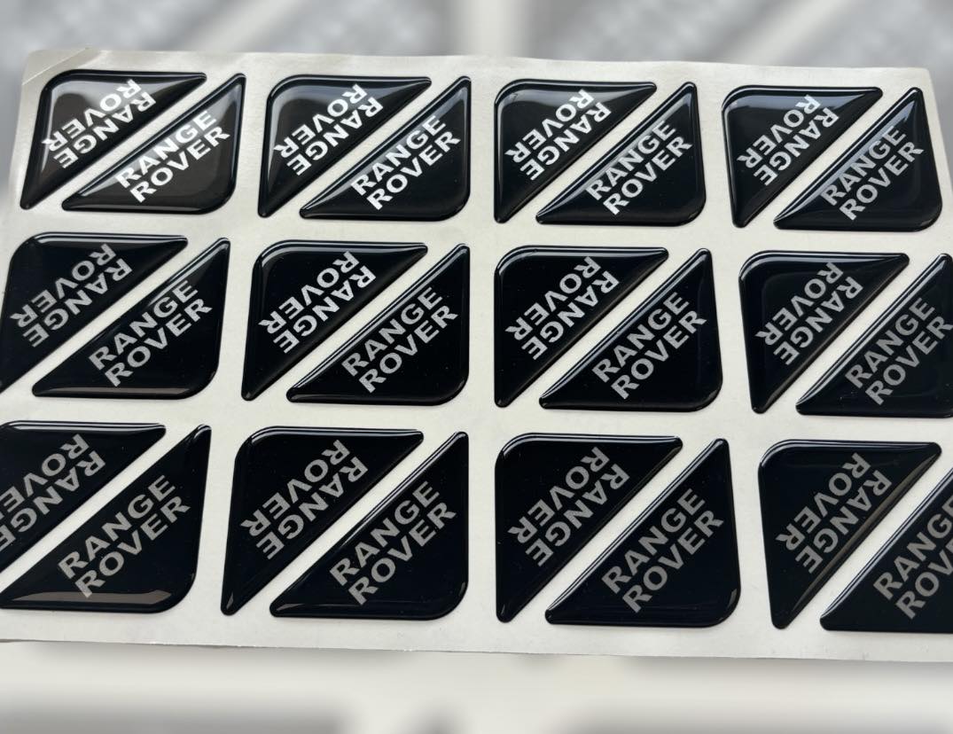 Number Plate Corner Badge - Show Use Only - Not Road Legal