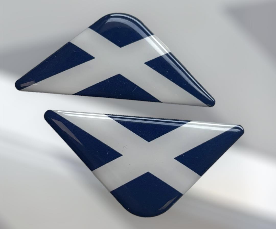 Number Plate Corner Badge - Show Use Only - Not Road Legal