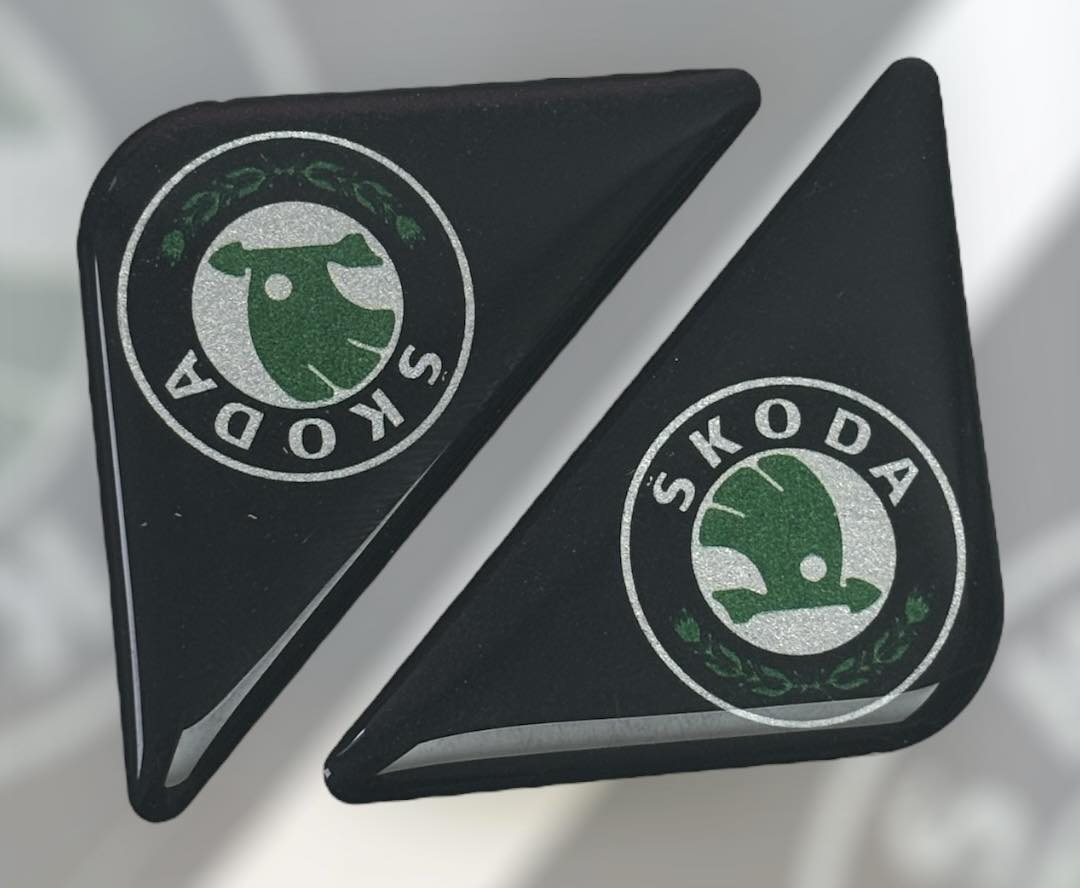 Number Plate Corner Badge - Show Use Only - Not Road Legal