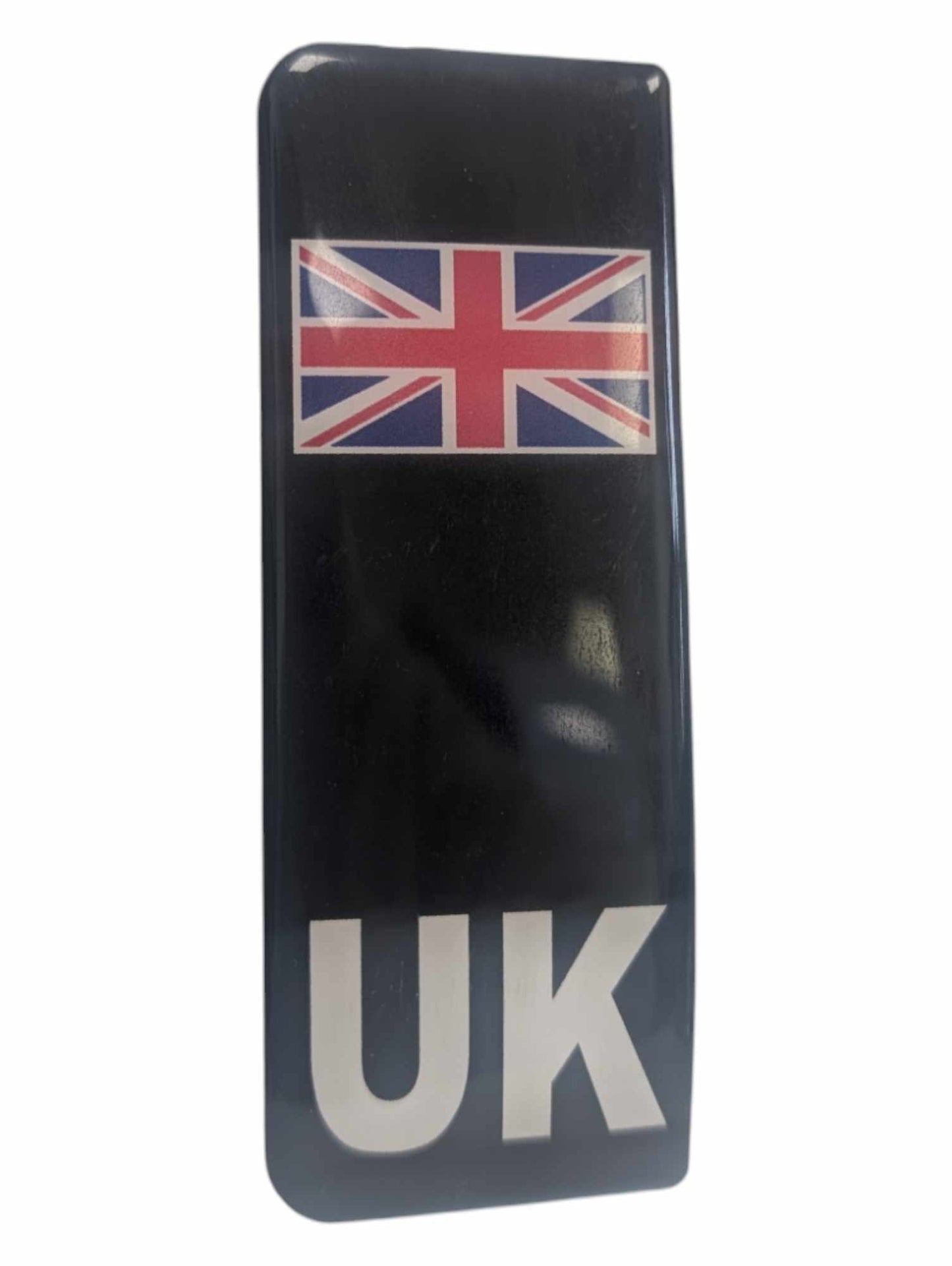 Gel Resin Number Plate Euro Badge Pair - Road Legal