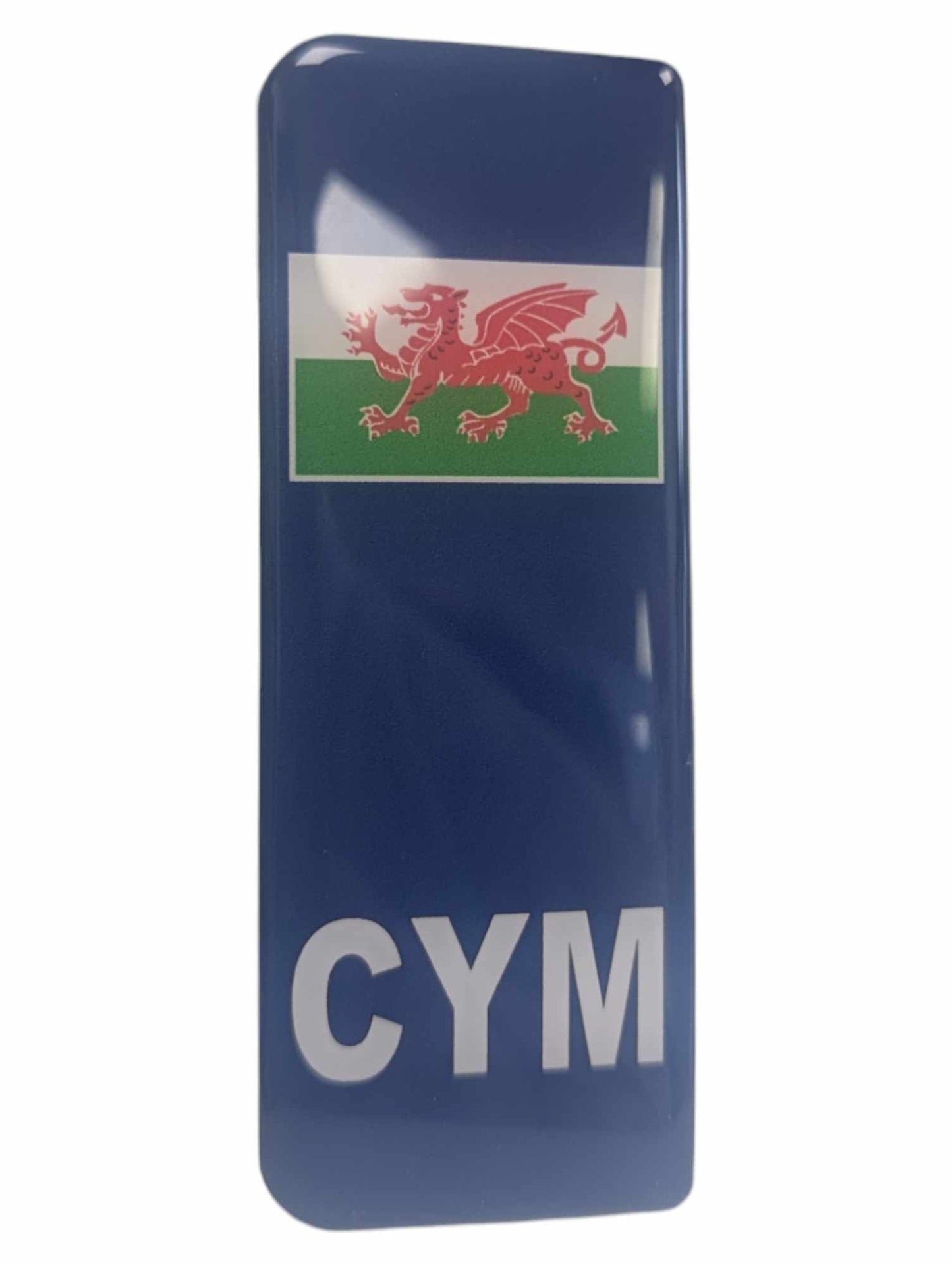 Gel Resin Number Plate Euro Badge Pair - Road Legal