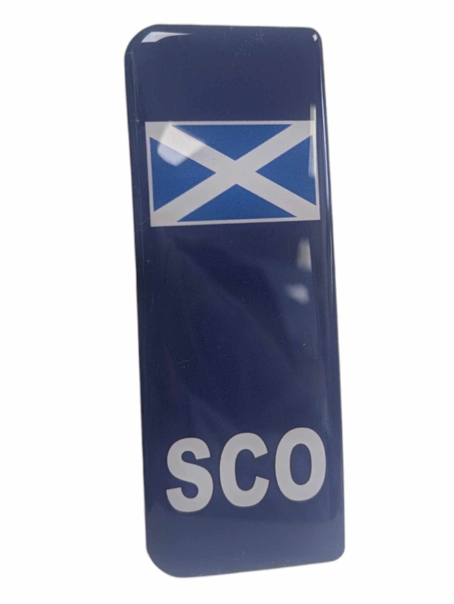 Gel Resin Number Plate Euro Badge Pair - Road Legal