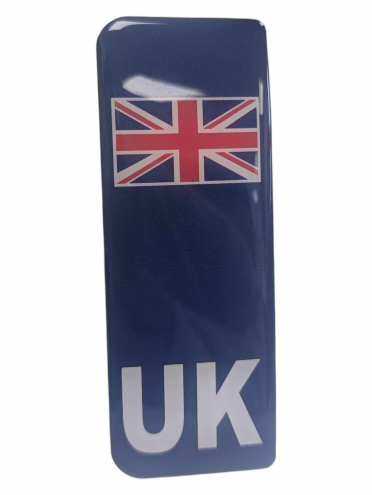 Gel Resin Number Plate Euro Badge Pair - Road Legal
